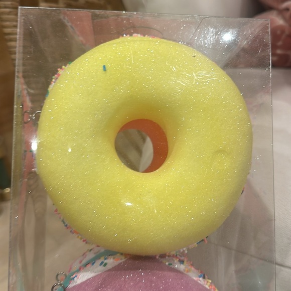 Styrofoam donut ornament display party Christmas tree sweet treat 6.5” - Picture 7 of 8